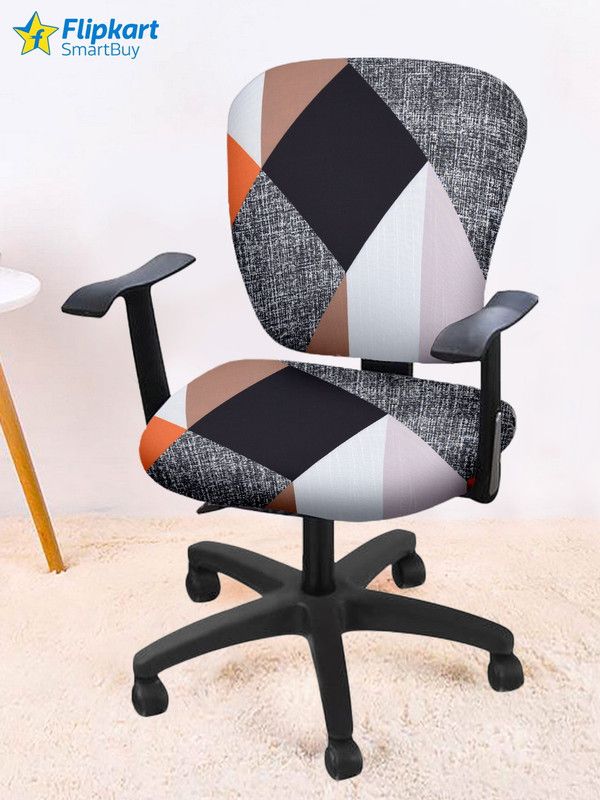 Flipkart SmartBuy Polyester Striped Chair Cover  (Multicolor Pack of 1)