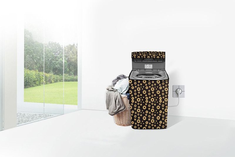 Stylista Top Loading Washing Machine Cover  (Width: 53.3 cm, Multicolor)
