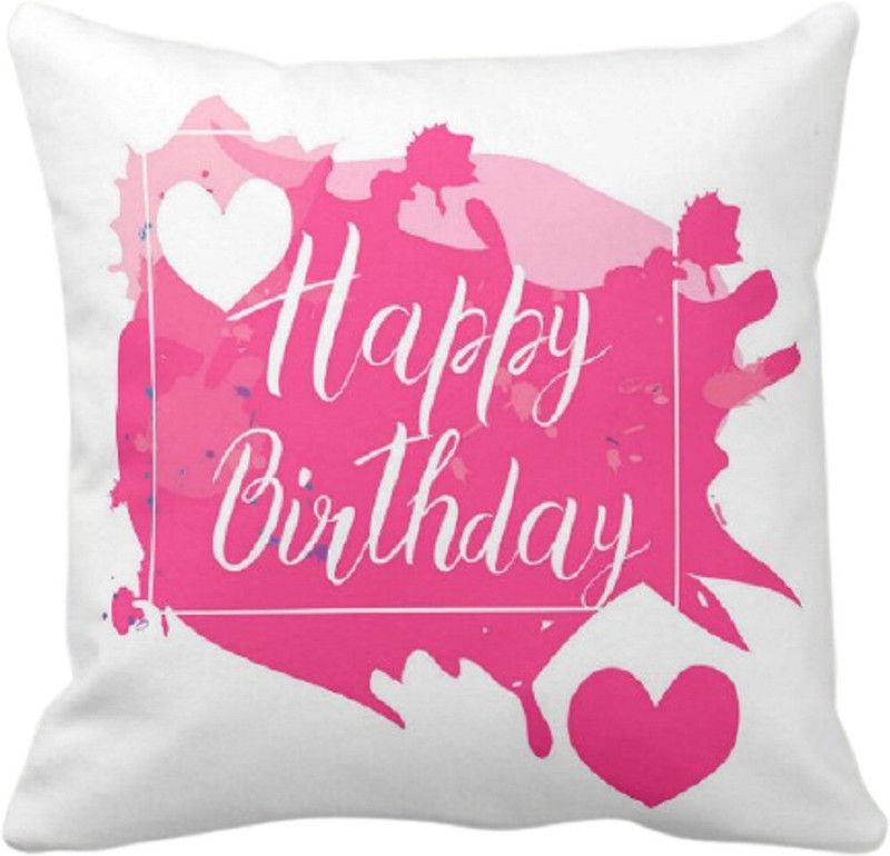 TheWhoop Foam Solid Cushion Pack of 1  (Pink)