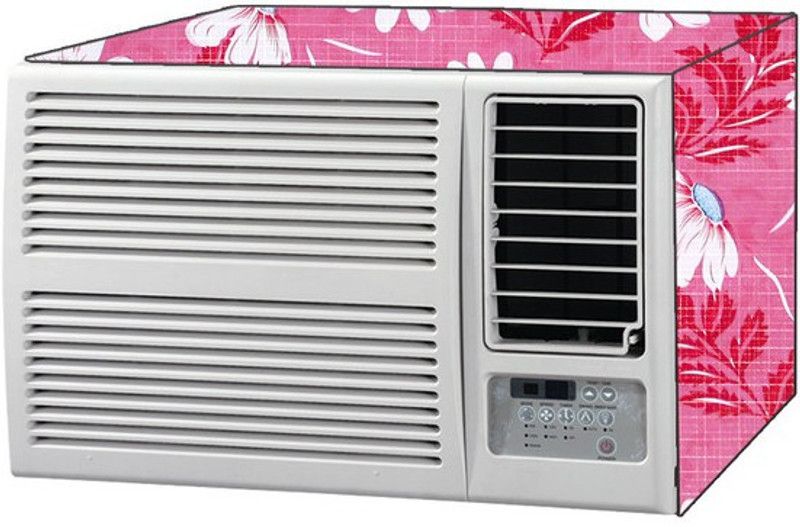 JM Homefurnishings Air Conditioner Cover  (Width: 69 cm, Monza, Cranberry)