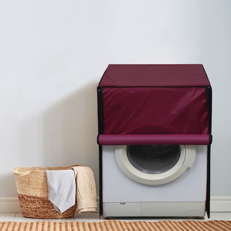 Dream Care Front Loading Washing Machine Cover  (Width: 60.96 cm, Maroon)