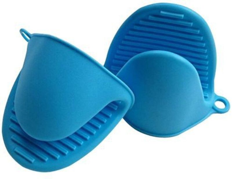 KITCHEN INDIA Blue Silicon Kitchen Linen Set