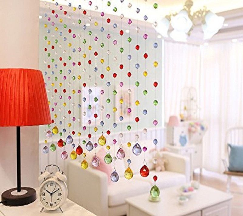 180 cm (6ft) Door Curtain  (Multicolor)
