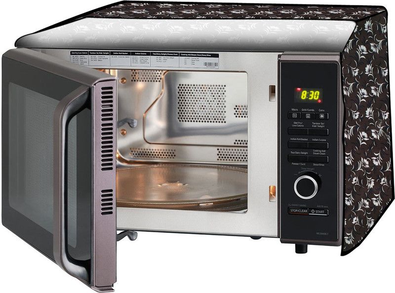 Stylista Microwave Oven Cover  (Width: 50 cm, Printed, Multi)