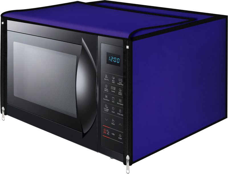 Classic Microwave Oven Cover  (Width: 46 cm, INK-BLUE)