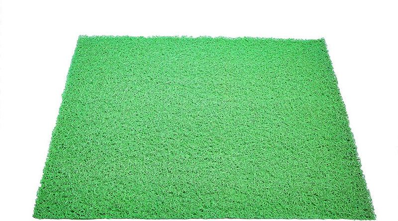 kljw Plastic Door Mat  (Green, Medium)