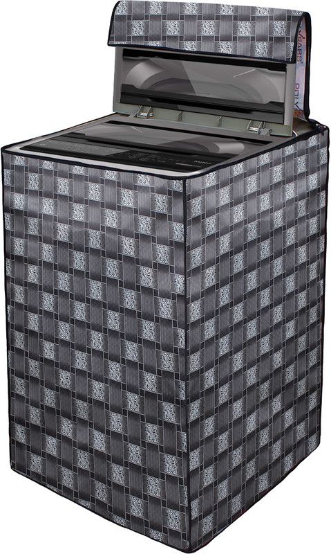 Wings Star Top Loading Washing Machine Cover  (Width: 62 cm, Grey)