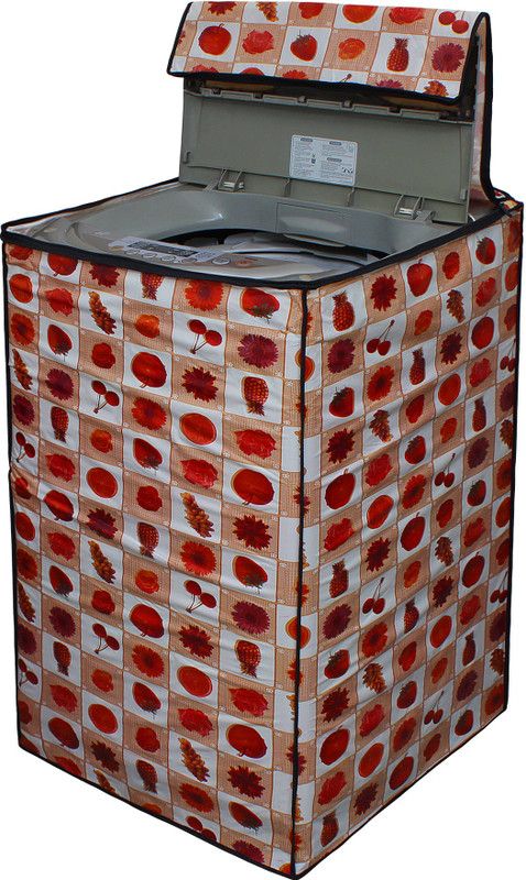 Glassiano Top Loading Washing Machine Cover  (Width: 53.34 cm, Multicolor)