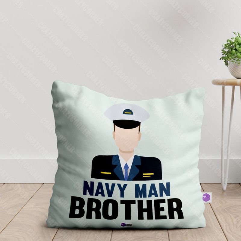 Crazy Corner Microfibre Quotes Cushion Pack of 1  (White)
