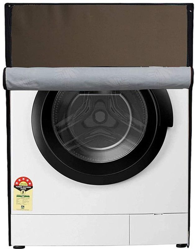 Fabrious Front Loading Washing Machine Cover  (Width: 62 cm, Beige)