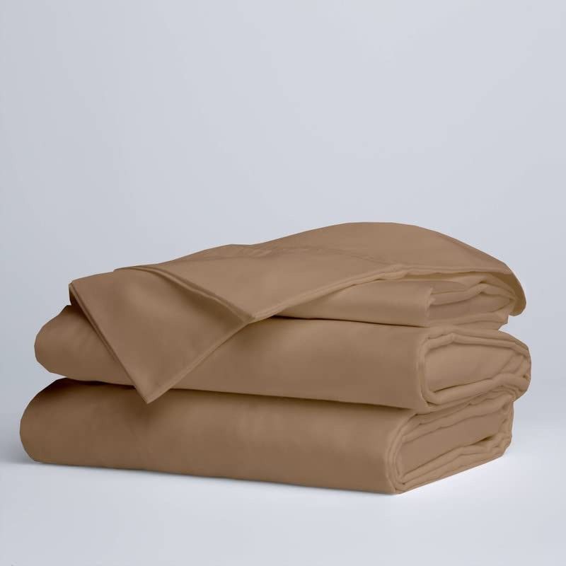 Bhumi Impex 180 TC Microfiber King Solid Flat Bedsheet  (Pack of 1, Taupe)