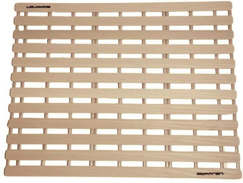 Saffrondecors PVC (Polyvinyl Chloride) Bathroom Mat  (Peach, Large)