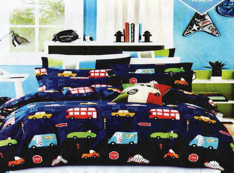 Aashirwad Creations 180 TC Microfiber Queen Printed Flat Bedsheet  (Pack of 1, Multicolor)