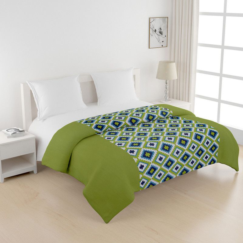 SWAYAM Floral Double Comforter for Heavy Winter  (Cotton, Red)