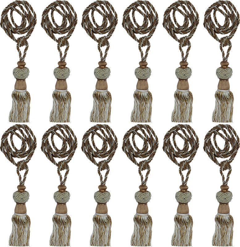 KUBER INDUSTRIES Gold Tieback Hook  (Pack of 12)