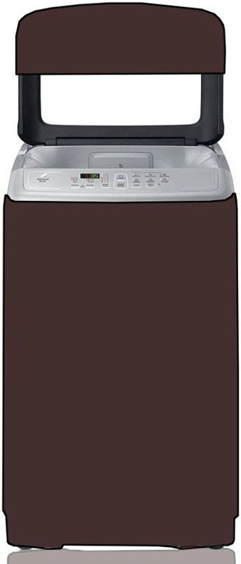 KVAR Top Loading Washing Machine Cover  (Width: 67 cm, Brown)