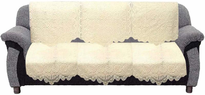 Cotton Sofa Cover  (Multicolor Pack of 2)