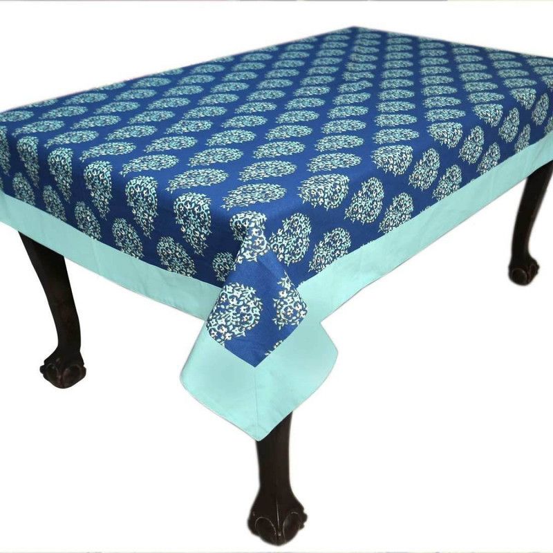 BILBERRY Furnishing By Preeti Grover Printed 6 Seater Table Cover  (Multicolor, Cotton)