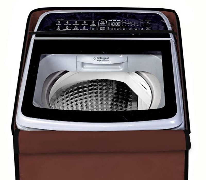 THE FASHION WEAR Top Loading Washing Machine Cover  (Width: 56 cm, Brown)