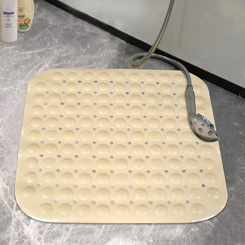 HOKiPO PVC (Polyvinyl Chloride) Bathroom Mat  (Beige, Medium)