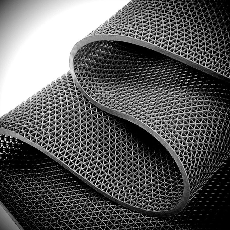 urban gallery Rubber Floor Mat  (Black, Free)