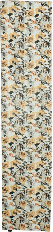SOUMYA Yellow 143 cm Table Runner  (Polyester)