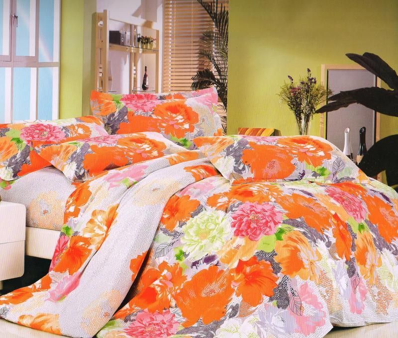 Valtellina Polycotton Single Floral Flat Bedsheet  (Pack of 1, Multicolor)