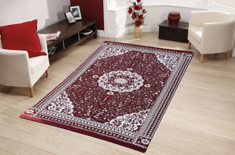 Boulevard Light Blue Cotton Area Rug  (155 cm, X 210 cm, Rectangle)