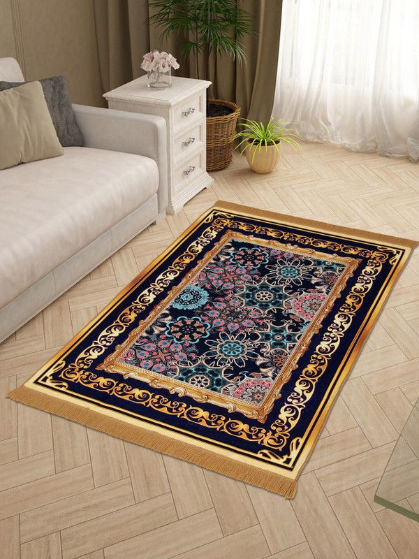 Countingbeds Multicolor Chenille Carpet  (122 cm, X 182 cm, Rectangle)
