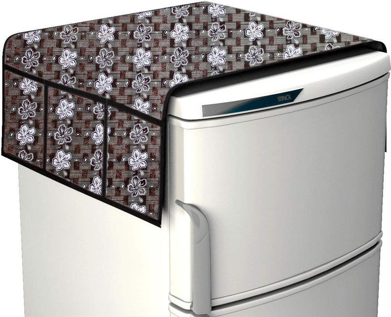 Ishan creation Refrigerator Cover  (Width: 54 cm, Multi Color)