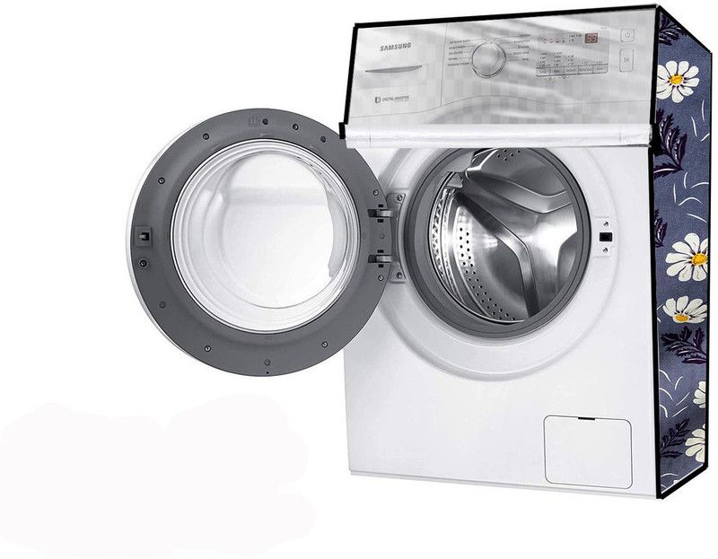 JM Homefurnishings Front Loading Washing Machine Cover  (Width: 59 cm, Fuel Yellow, Comet)