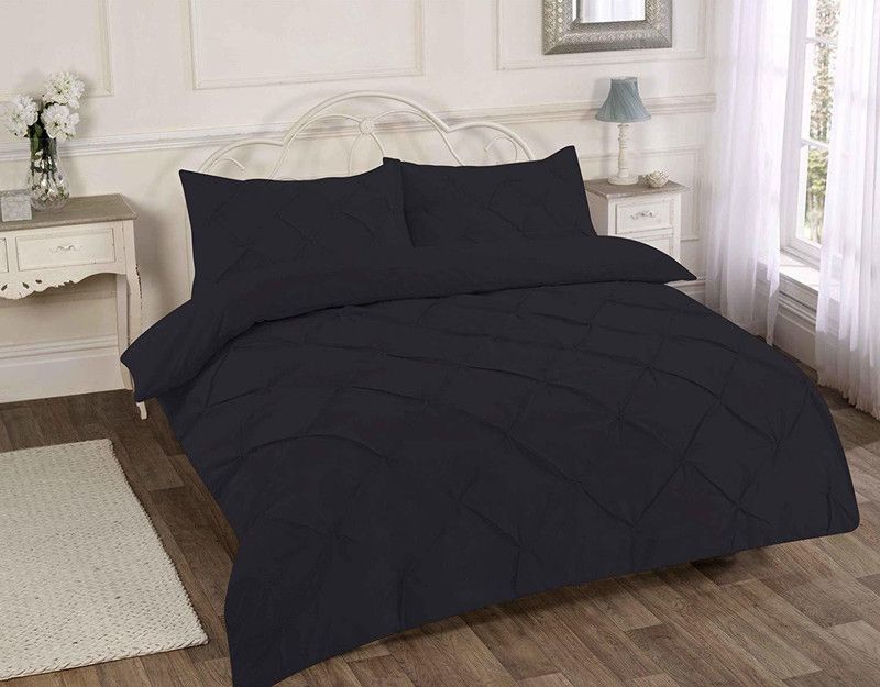 AVI Solid Single Comforter for Mild Winter  (Polyester, Black)