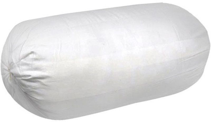 ZIKRAK EXIM Polyester Fibre Solid Bolster Pack of 1  (White)