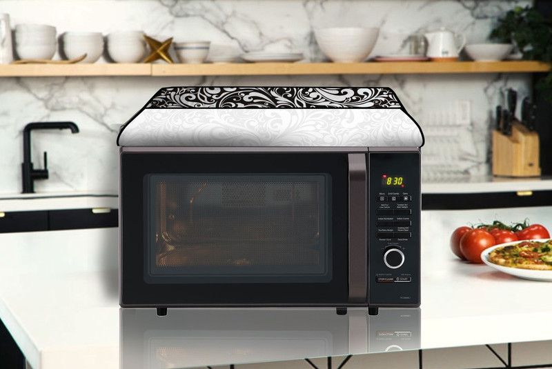 The Furnishing Tree Microwave Oven Cover  (Width: 53.34 cm, Microwave Cover Dimension- WxDxH 21x19x13 Inches)