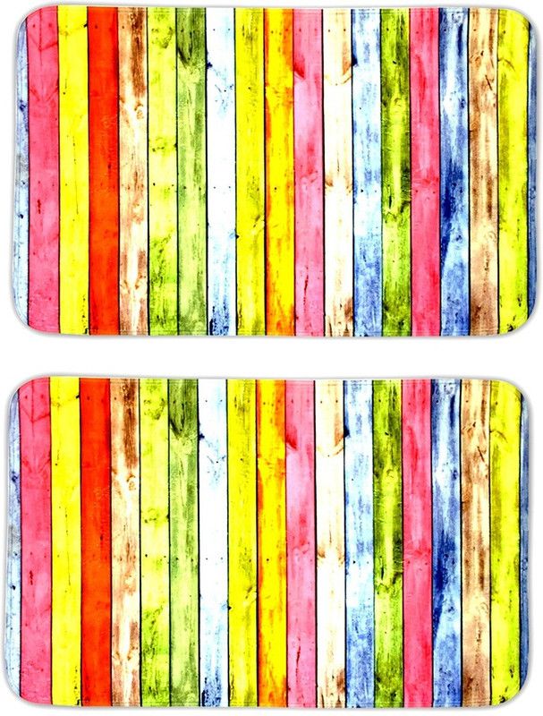 Storia Cotton Door Mat  (Rambo, Free, Pack of 2)