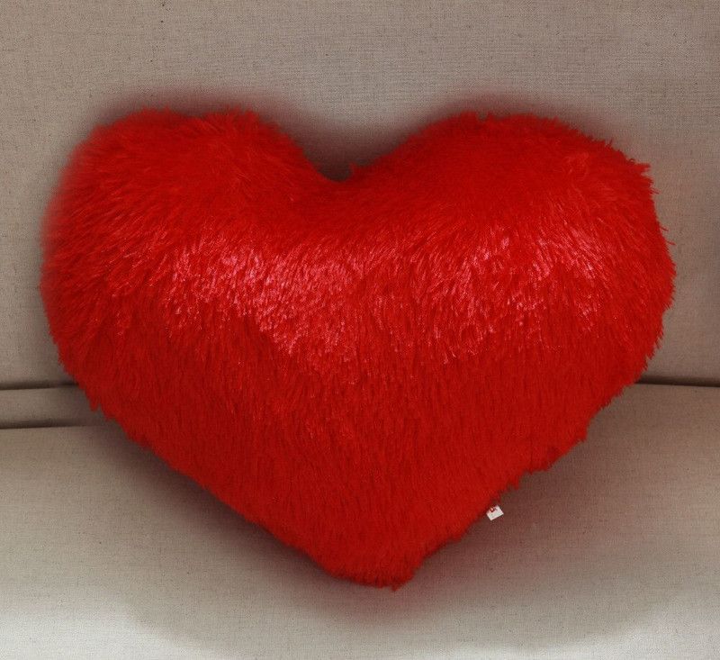 Cozyert Microfibre Solid Cushion Pack of 1  (Red)