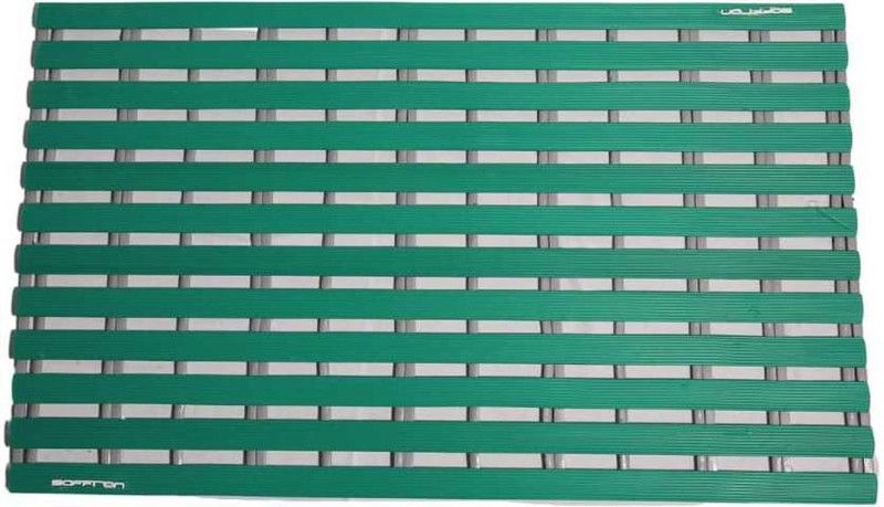 Saffrondecors PVC (Polyvinyl Chloride) Bathroom Mat  (Green, Extra Large)