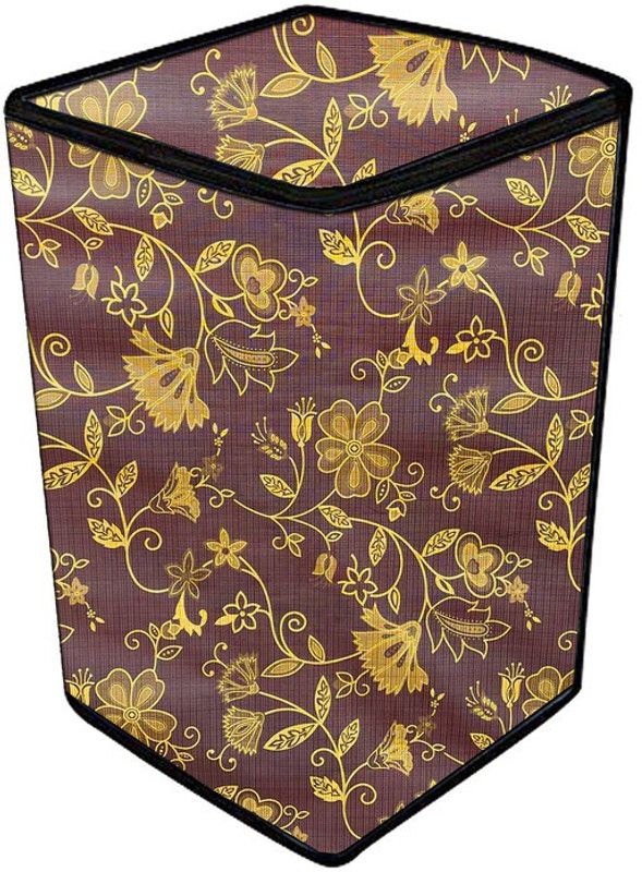 JM Homefurnishings Top Loading Washing Machine Cover  (Width: 59 cm, Brown)