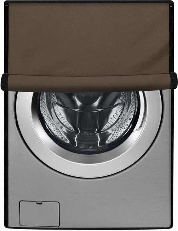 Star Weaves Front Loading Washing Machine Cover  (Width: 61 cm, Beige)