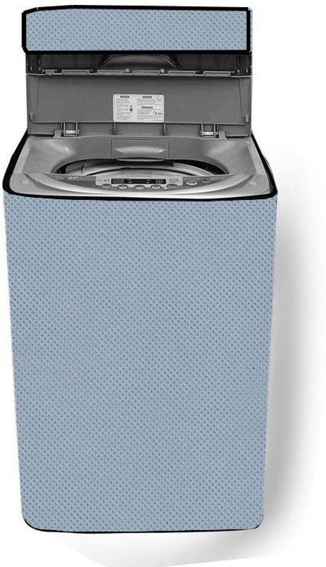 JM Homefurnishings Top Loading Washing Machine Cover  (Width: 50 cm, Grey)