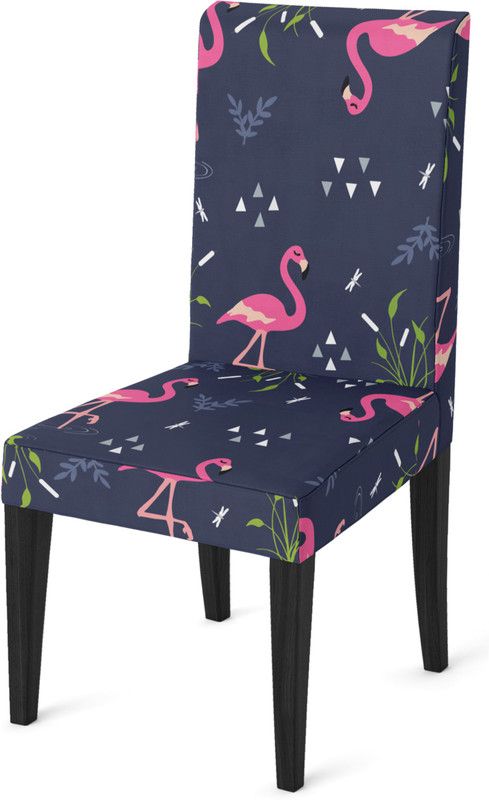 DECORIAN Polycotton Animal Chair Cover  (Blue, Pink Pack of 6)