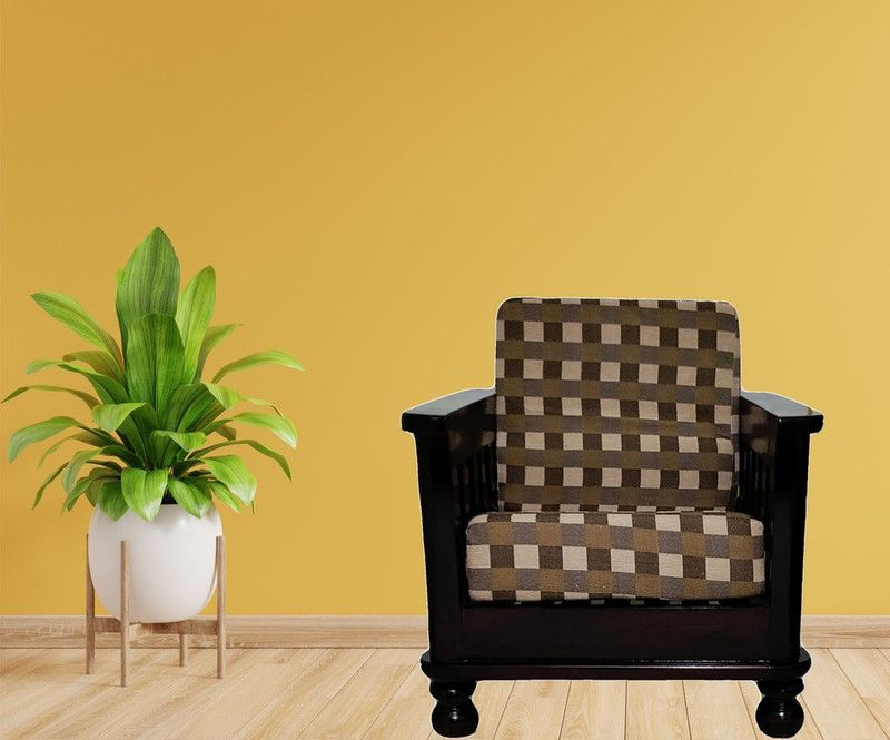 HOMEWEAVES Polycotton Polka Sofa Cover  (Brown Pack of 10)