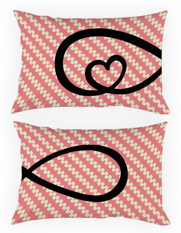 Crazy Corner Microfibre Floral Sleeping Pillow Pack of 2  (White)