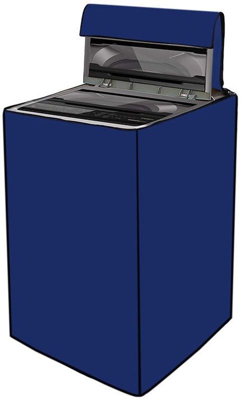 Fabrious Top Loading Washing Machine Cover  (Width: 56 cm, Blue)