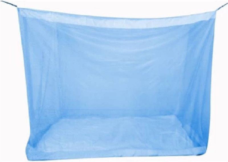 VRV Nylon Adults Washable Single Bed Mosquito net to protect Various Insects Mosquito Net  (Multicolor, Bed Box)