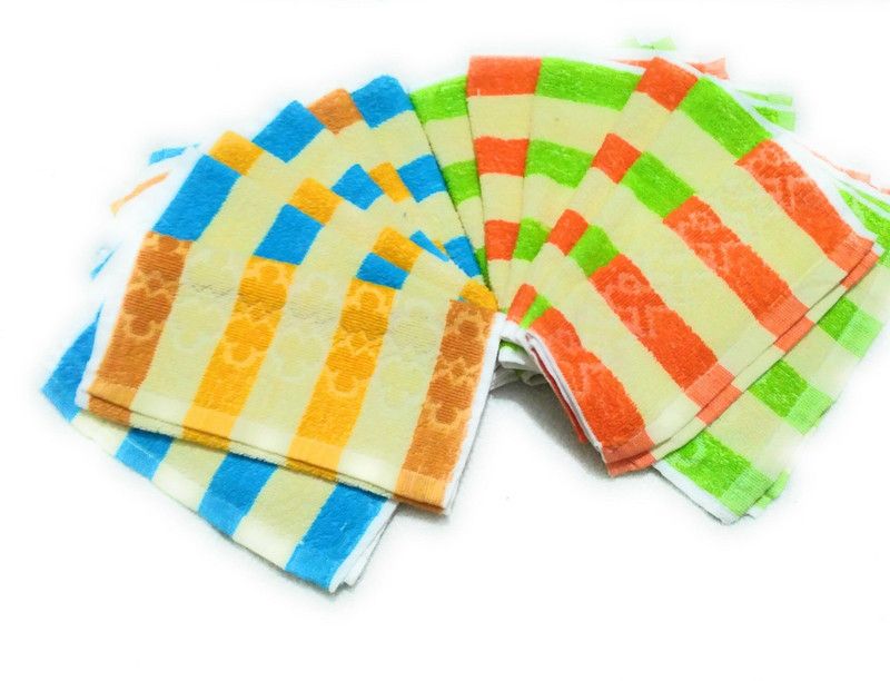 Cotton colors Galaxy Napkins 52 Multicolor Cloth Napkins  (12 Sheets)