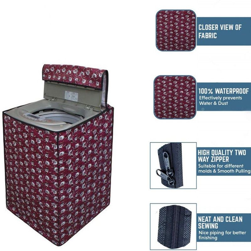 KAJAL DREAM COOL Top Loading Washing Machine Cover  (Width: 99.0999999999999 cm, MULTICOLOUR)