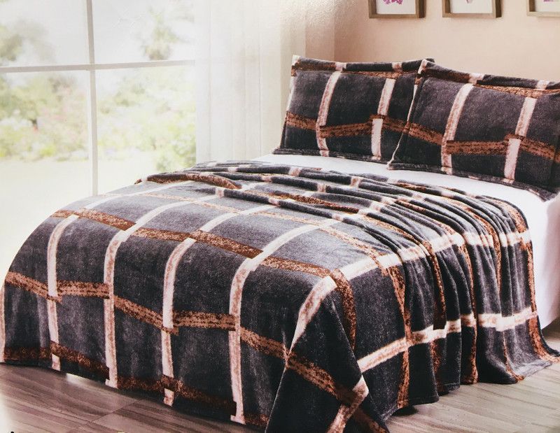 Byloom Checkered Single AC Blanket for AC Room  (Polyester, Multicolor)