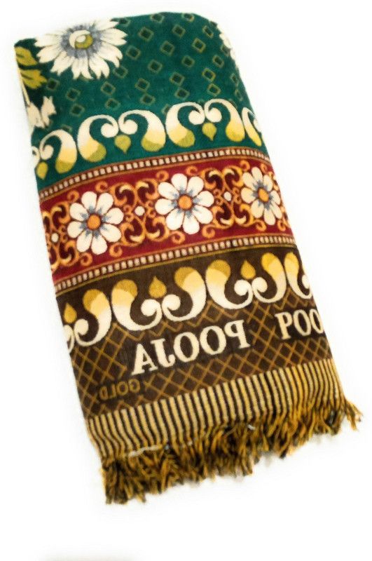 Cotton colors Motifs Double Top Sheet for AC Room  (Cotton, Multicolor6)