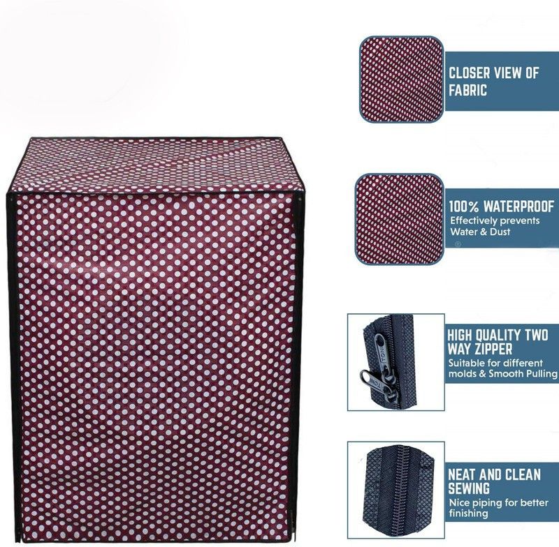 KAJAL DREAM COOL Front Loading Washing Machine Cover  (Width: 32.4 cm, Multicolor)